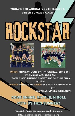 Dance and cheer summer camp
